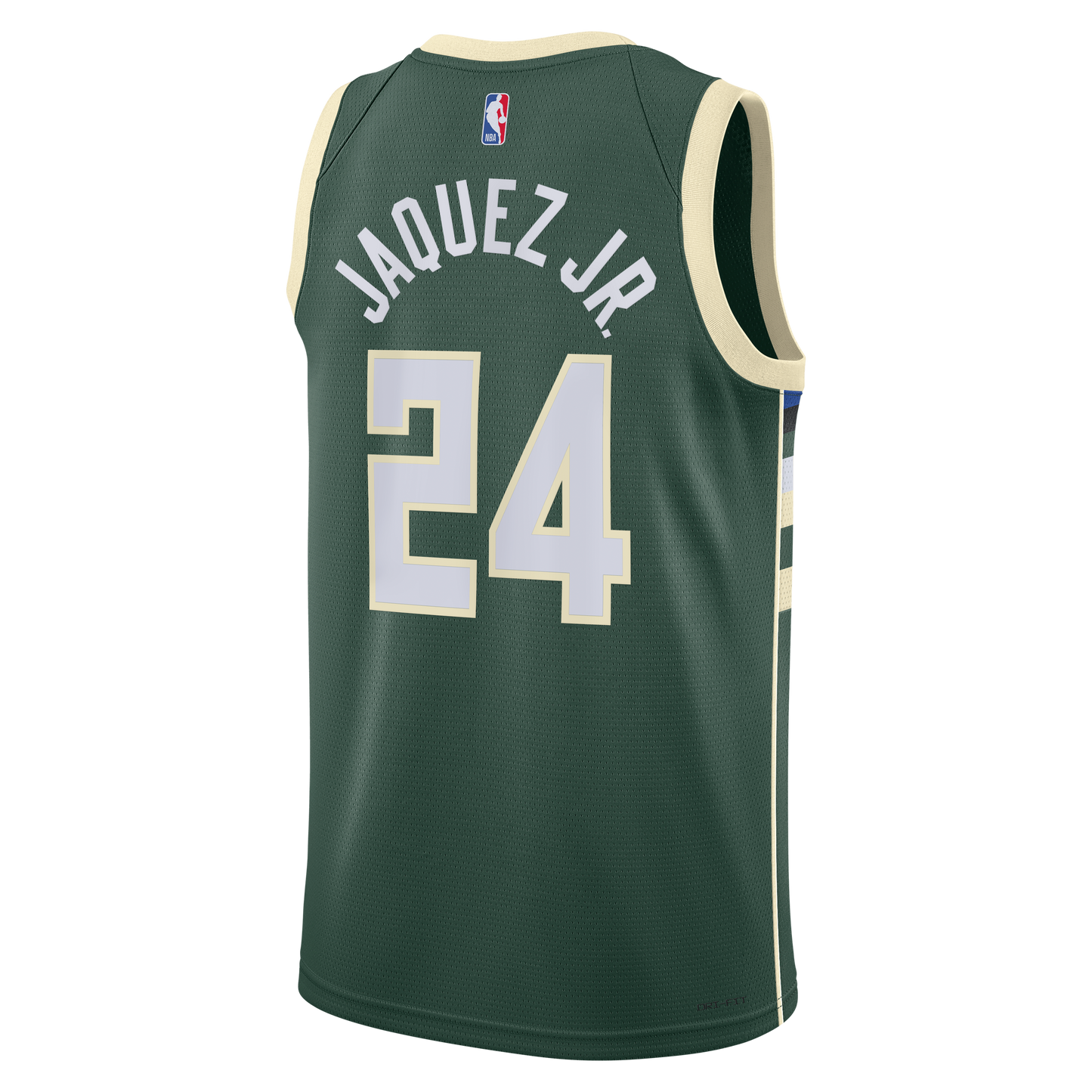 Milwaukee Bucks Nike Icon Edition Swingman Jersey - Hunter Green - Jaime Jaquez Jr. - Unisex