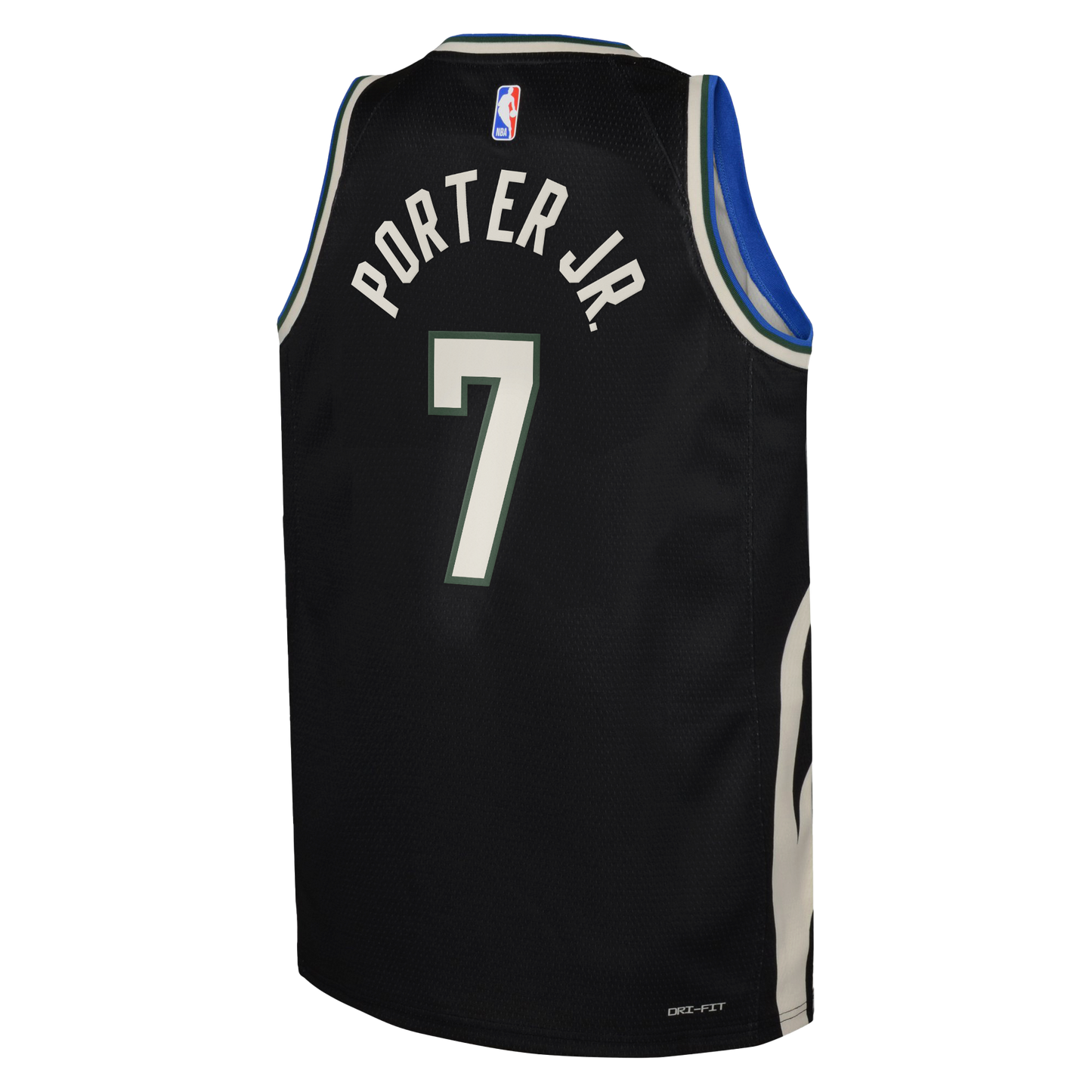 Milwaukee Bucks Jordan Brand Statement Edition Swingman Jersey - Hunter Green - Kevin Porter Jr. - Youth