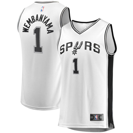 Victor Wembanyama San Antonio Spurs Fanatics Fast Break Replica Player Jersey - Association Edition - White