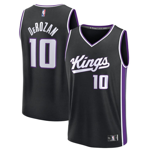 DeMar DeRozan Sacramento Kings Fanatics Youth Fast Break Replica Player Jersey - Icon Edition - Black