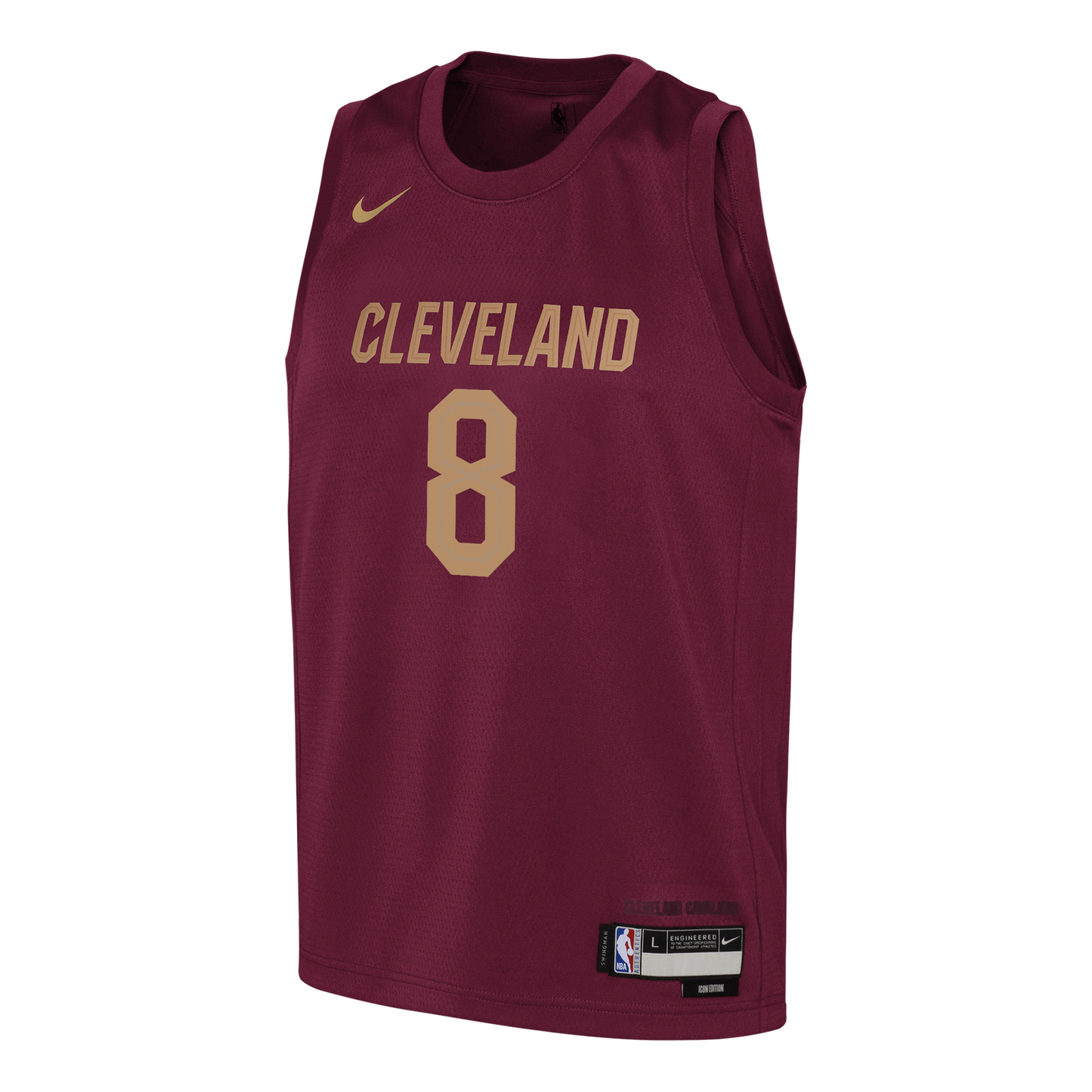 Cleveland Cavaliers Nike Icon Edition Swingman Jersey - Wine - Dennis Schröder - Youth
