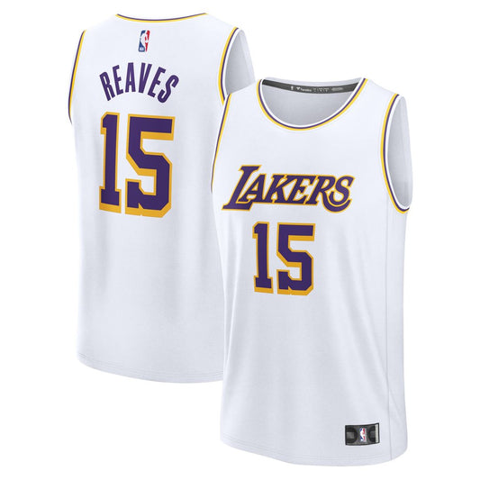 Austin Reaves Los Angeles Lakers Fanatics Fast Break Replica Player Jersey - Association Edition - White