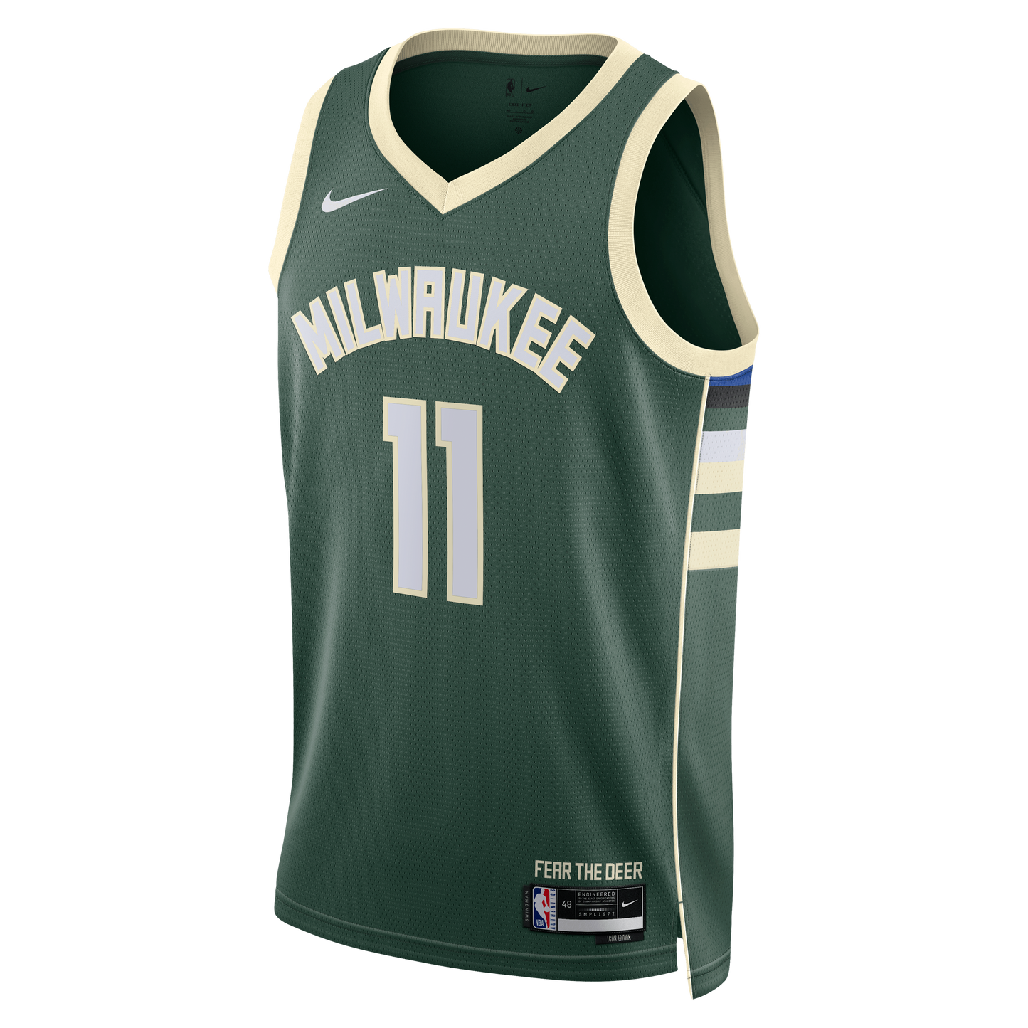 Milwaukee Bucks Nike Icon Edition Swingman Jersey - Hunter Green - Tyler Herro - Unisex