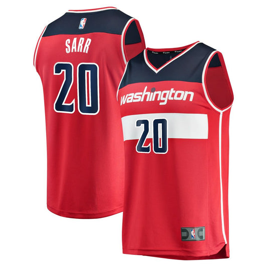 Alexandre Sarr Washington Wizards Fanatics Fast Break Replica Player Jersey - Icon Edition - Red