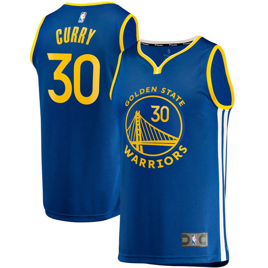Stephen Curry Golden State Warriors Fanatics Fast Break Replica Jersey -  Icon Edition - Royal